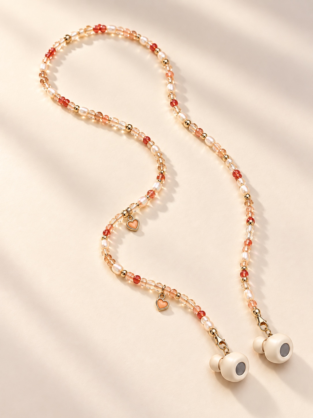 Peach Fuzz necklace design concept